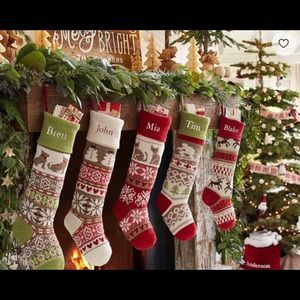 Pottery Barn Fair Isle Stockings